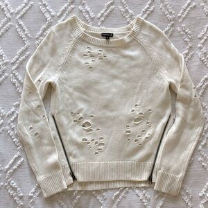 Express Distressed Sweater